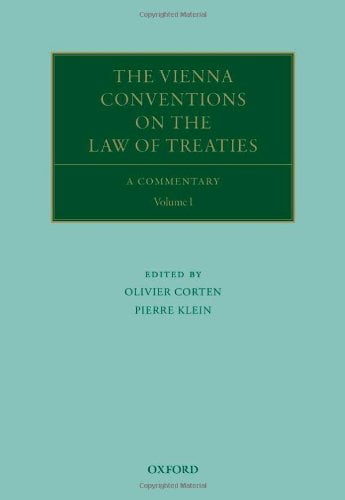 Vienna Convention on the Law of Treaties: A Commentary